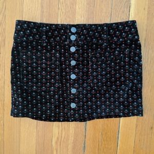 Corduroy Mini Skirt